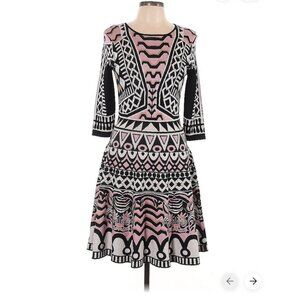 🐅 Temperley London Tattoo Collection Knit Dress | Tiger Heads | Pre-Fall 2015 |